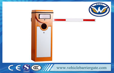 Security Boom Automatic Parking Barriers With Led Screen , Customized Color