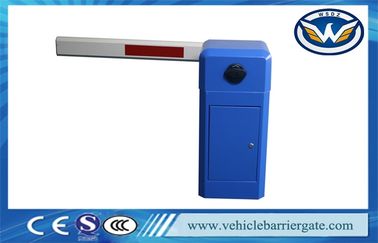 Blue Manual Release Securiry Automatic Boom Barrier For Parking Lot System