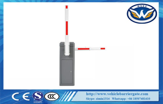 2 মোটর স্বয়ংক্রিয় কার পার্ক ব্যারিয়ার RS485 24VDC ব্রাশলেস মোটর দুই বাহু সহ