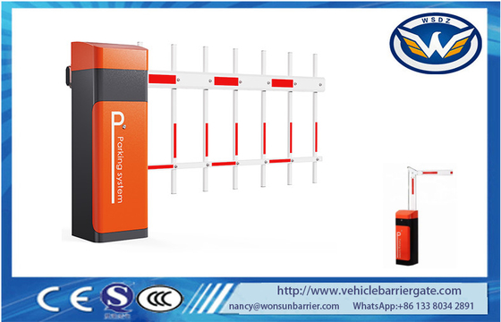 220V/110VAC মোটর ভেহিকেল বেরিয়ার গেট RFID রিডার ট্র্যাফিক ব্যারিয়ার গেট 6m আর্ম সহ