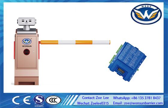 রিমোট কন্ট্রোল টোল ব্যারিয়ার গেট 750W সহ রিমোট কন্ট্রোল দূরত্ব 100 মিটারেরও কম পার্কিং গ্যারেজ প্রবেশের জন্য উপযুক্ত